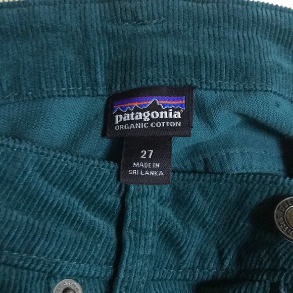 Patagonia dark teal fitted corduroy pants - Picture 5 of 6